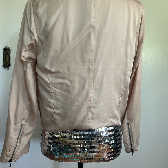 Gap Cropped Satin Jacket - size Medium - Picture 2 of 5
